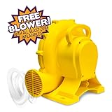 Blast Zone Pirate Bay Inflatable Water Park with Blower